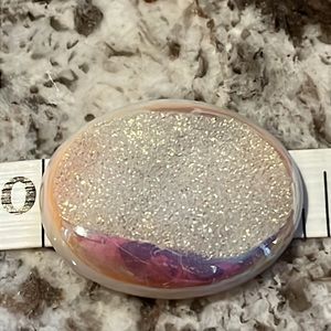 Druzy quartz stone.